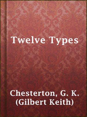 Twelve Types - ebook